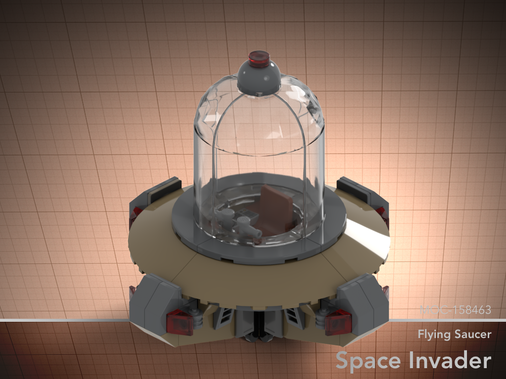 Lego Flying Saucer Space Invader