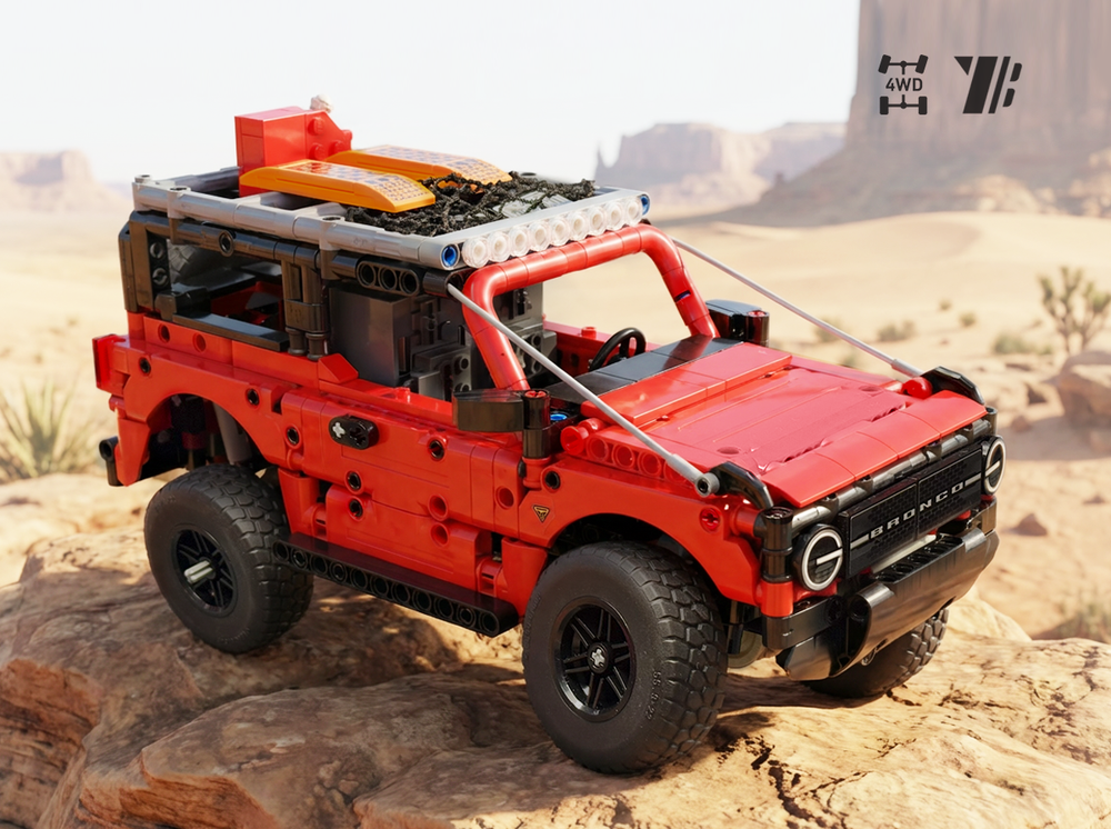 Lego 42213 Ford Bronco TRX4M style