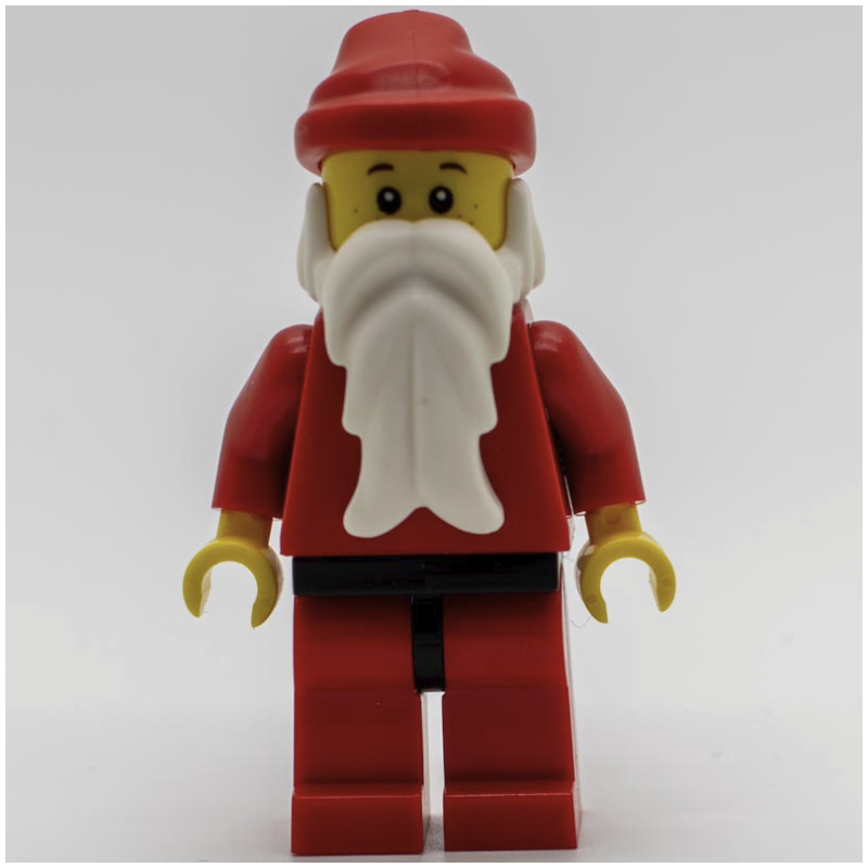 Lego Santa, Freckles, Red Legs with Black Hips