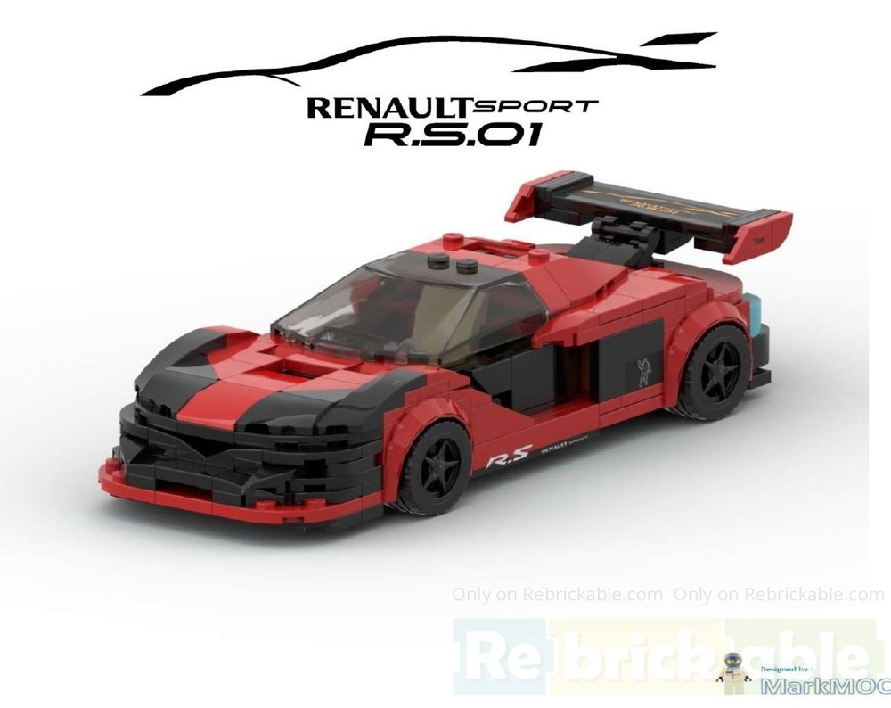 Lego RENAULT RS 01 Sport - RED & BLACK