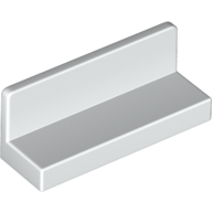 Lego Panel 1 x 3 x 1 / White