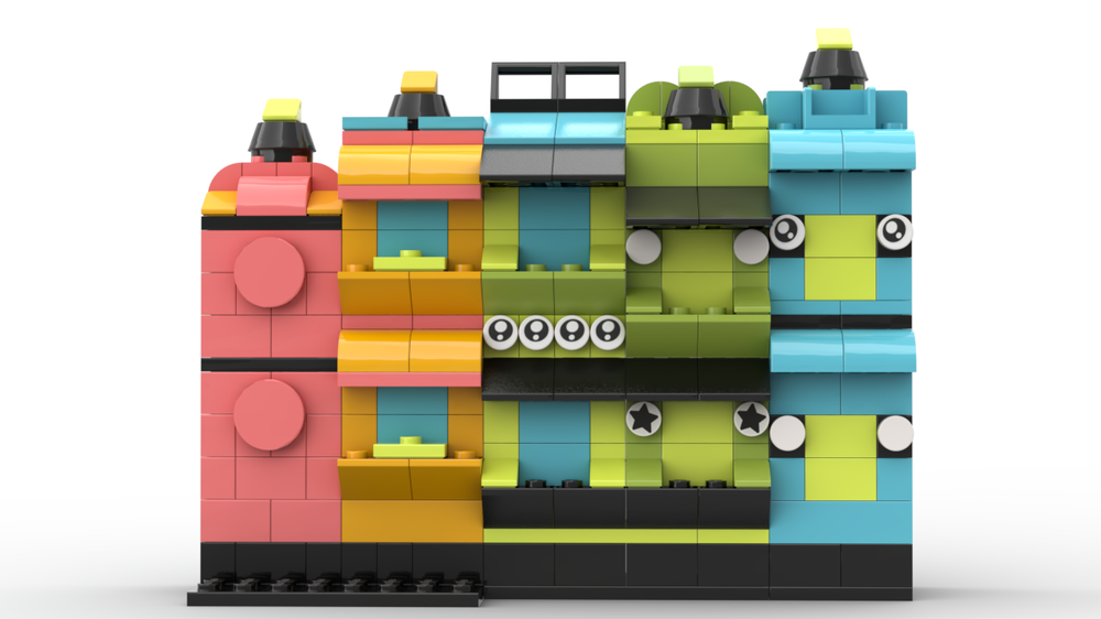 Lego 11027 Rainbow houses