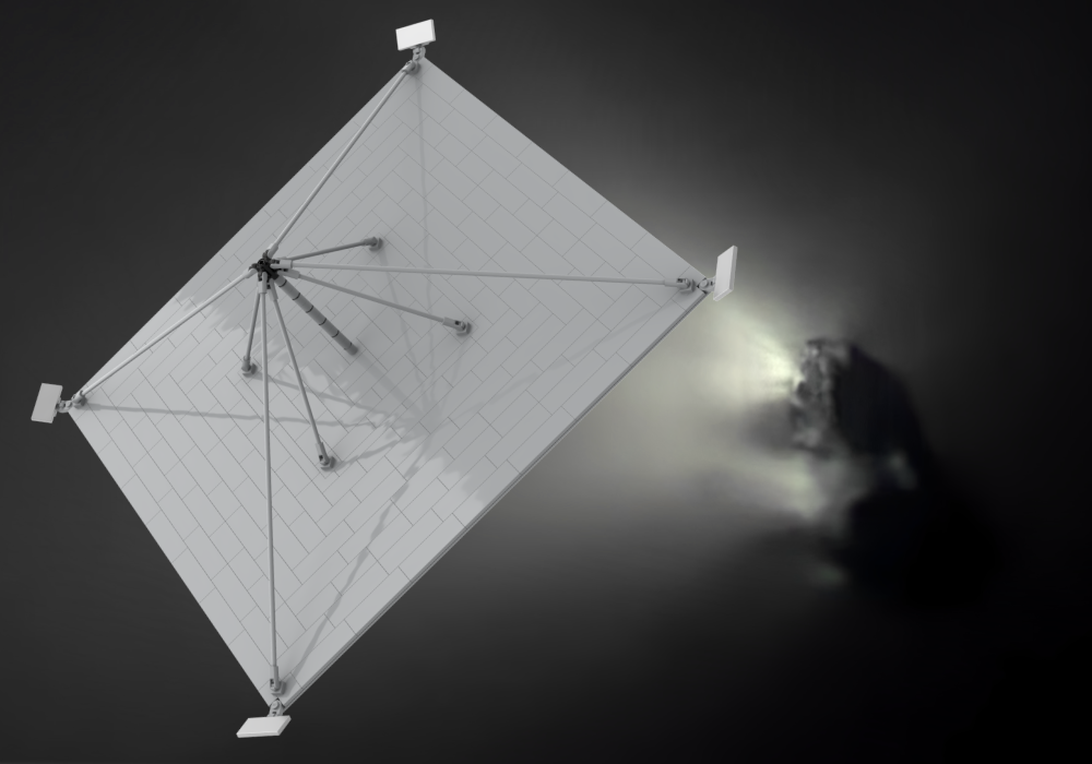 Lego JPL Halley's Comet Lightsail Mission Concept