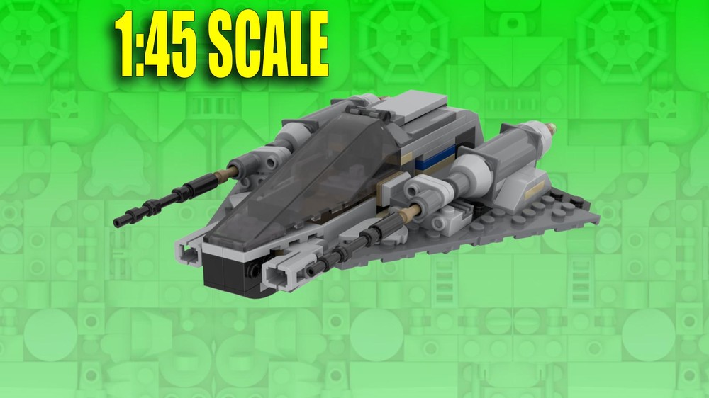 Lego Snowspeeder Inspired Alternate Build of 75346 Pirate Snub Fighter