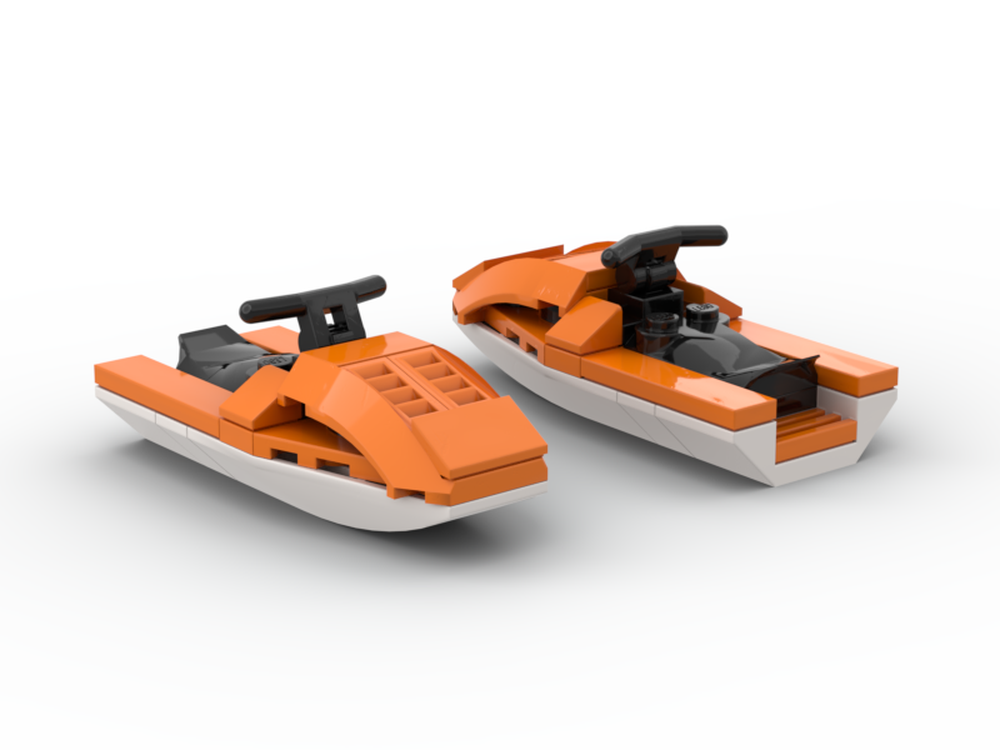 Lego Orange Jet Ski
