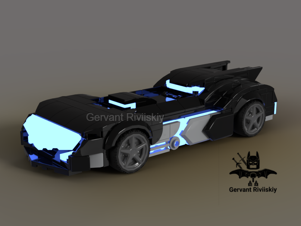 Lego EXP batmobile (Mark 2) from 2004 Animated Series