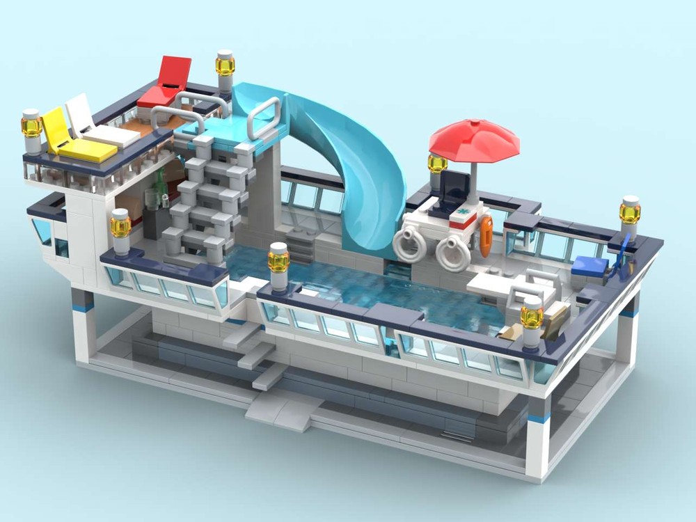 Lego Harbor Brick Pool Deck
