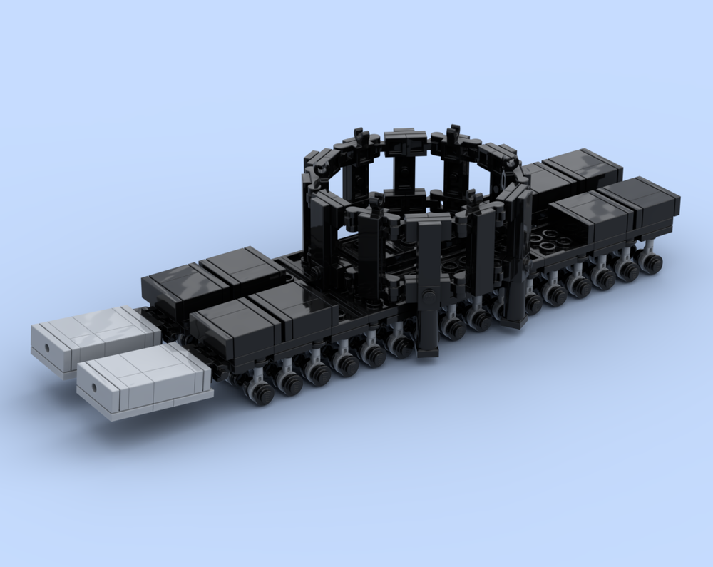 Lego SpaceX SPMTs and Starship Transport Stand