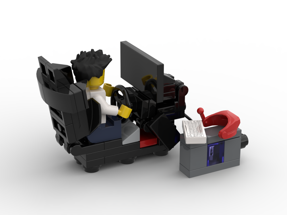 Lego Custom MOC Sim Cockpits
