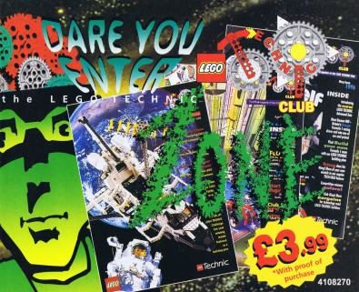 Lego 1996 Insert - Lego Technic Club UK (4108270)
