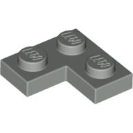 Lego Plate 2 x 2 Corner / Light Gray