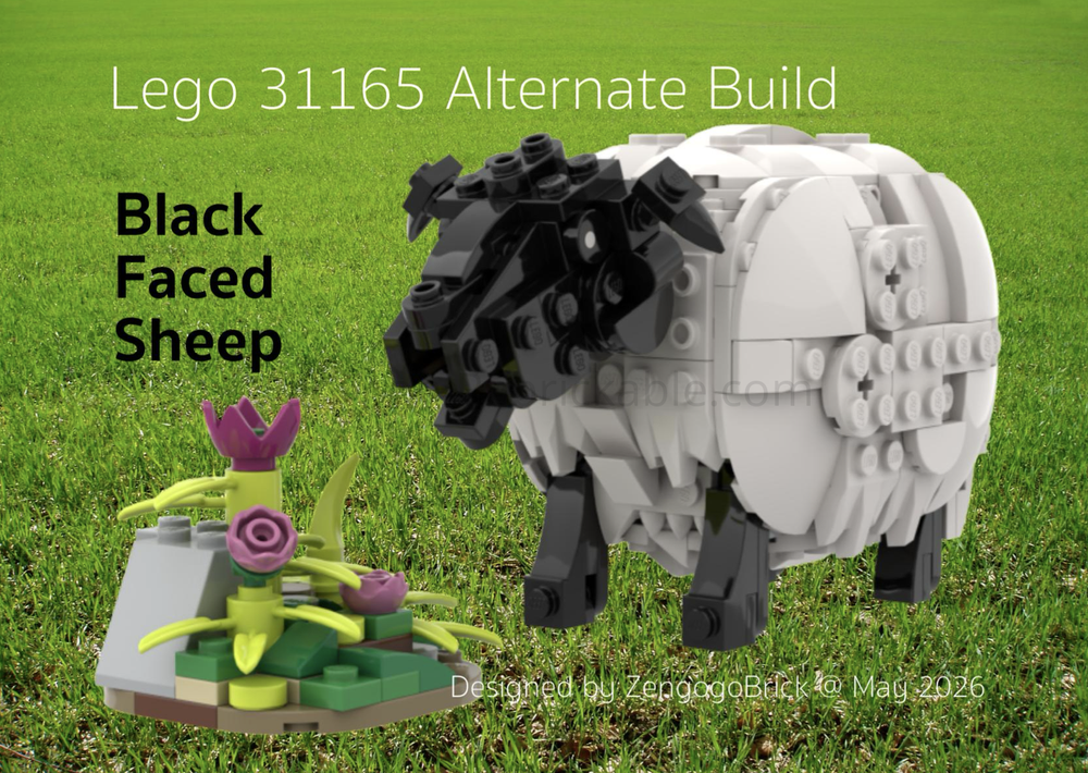 Lego 31165 Black-faced Sheep