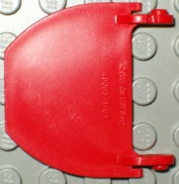 Lego Electric, Motor with Boat Propeller - Rudder / Red