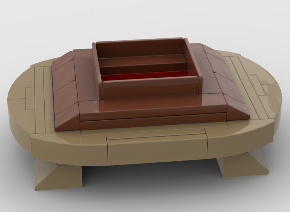 Lego Micro bonsai pot with a stand