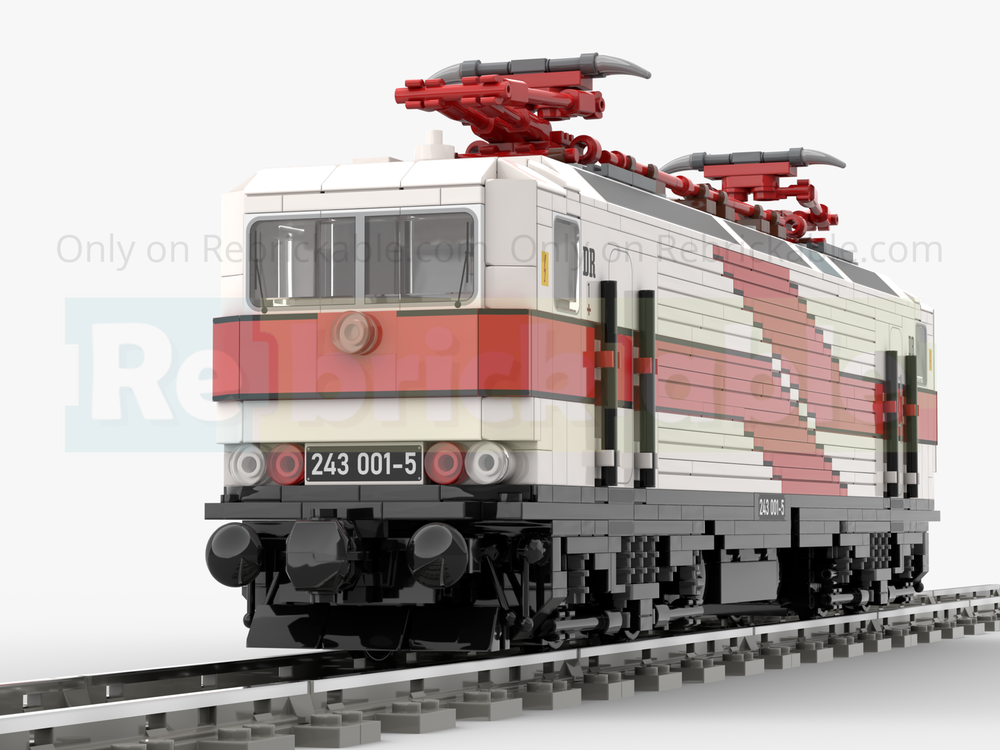 Lego Electric Locomotive BR212/243 - Prototype BR212 001 "White Lady" / "Weiße Lady"