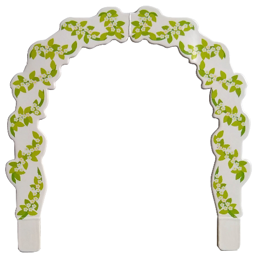 Lego Backdrop, Arch, Wedding Arch, Flowers / White