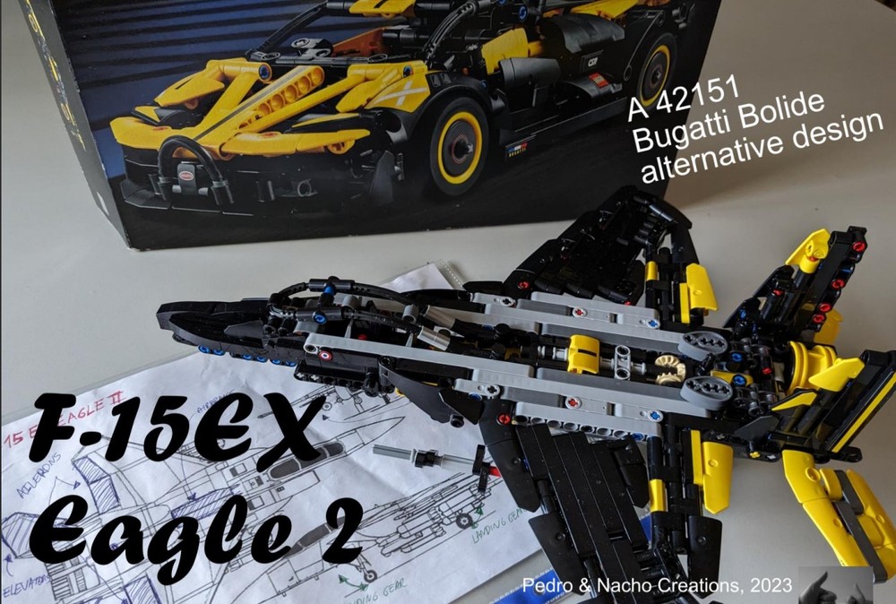 Lego F-15EX Eagle II (42151 Bugatti Bolide)
