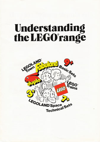 Lego 1980 Dealer Large UK 'Understanding the LEGO range'
