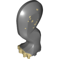 Lego Animal Body Part, Dinosaur, Triceratops Leg, Left, Rear / Hind, with Pin, Tan Nails and Print