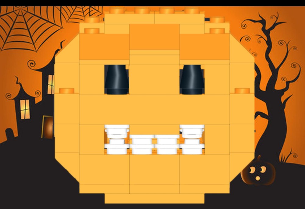 Lego Glowing halloween pumpkin