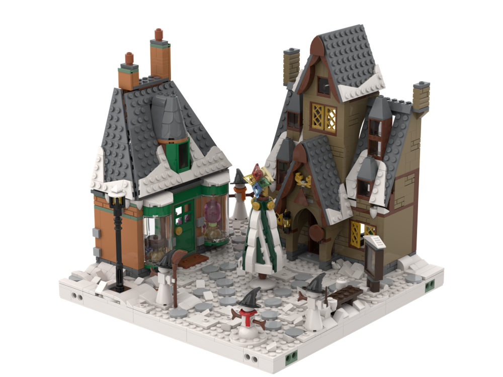 Lego Hogsmeade At Christmas