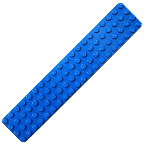 Lego Baseplate 4 x 20 / Blue