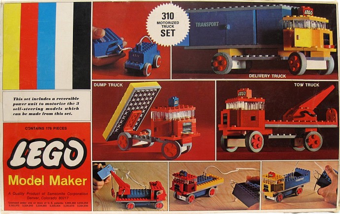 Lego Motorized Truck Set