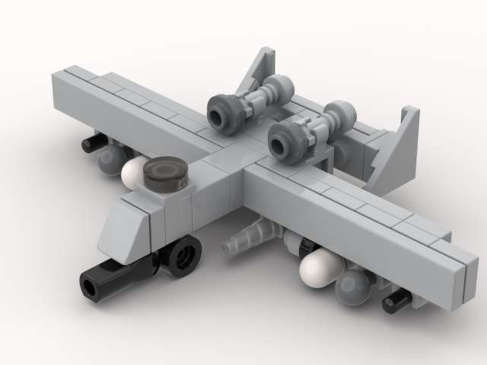 Lego A-10 Thunderbolt (''Warthog'') micro v3