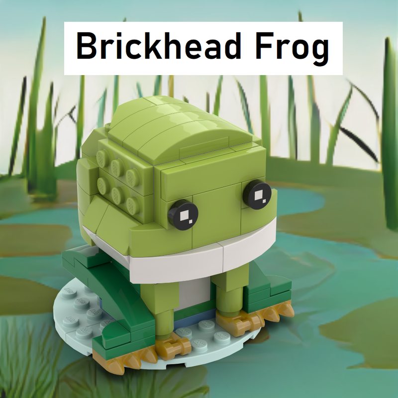 Lego Brickhead Frog