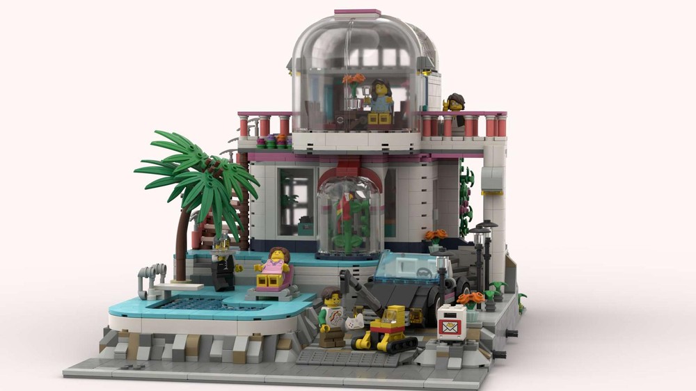 Lego Modular Poolside Paradise