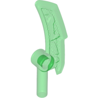 Lego Weapon Blade with Bar (Ninjago Jade Blade) / Trans-Green