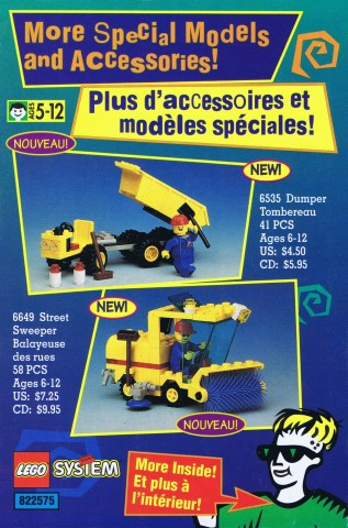 Lego 1995 Insert - Shop at Home - US/Canadian (822575)