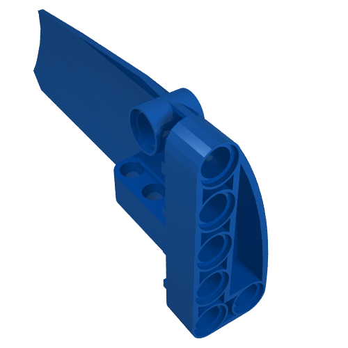 Lego Technic Panel Fairing #17 Large Smooth, Side A / Blue