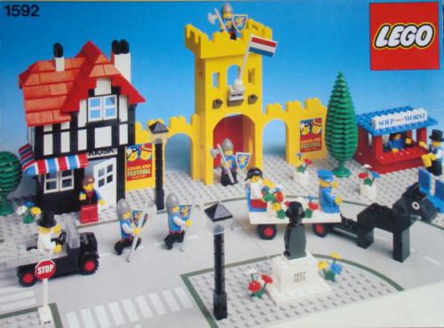 Lego Town Square - Castle Scene (Dutch Version)