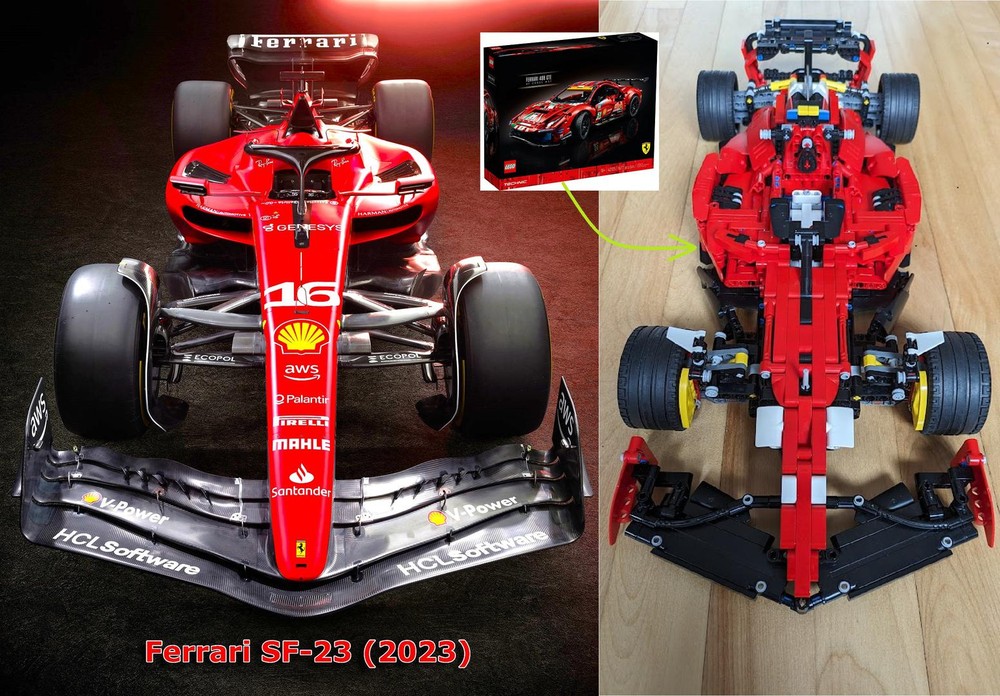Lego SF-23 Ferrari F1 Alternate for LEGO 42125
