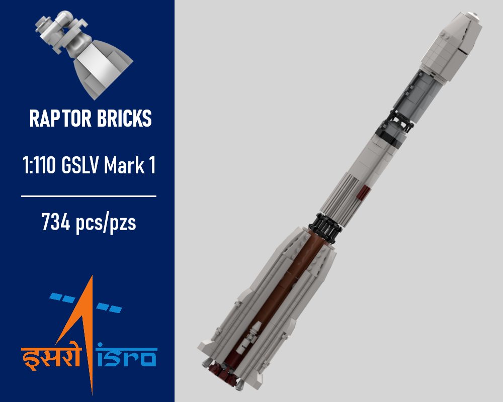 Lego 1:110 GSLV Mark 1
