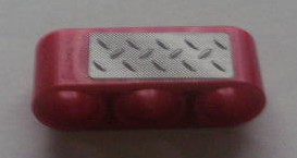 Lego Technic, Liftarm Thick 1 x 3 with Silver Tread Plate Pattern (Sticker) - Set 8289