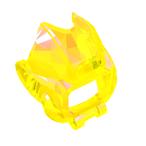 Lego Headwear Accessory Visor / Divers Mask (Underwater) / Trans-Neon Green