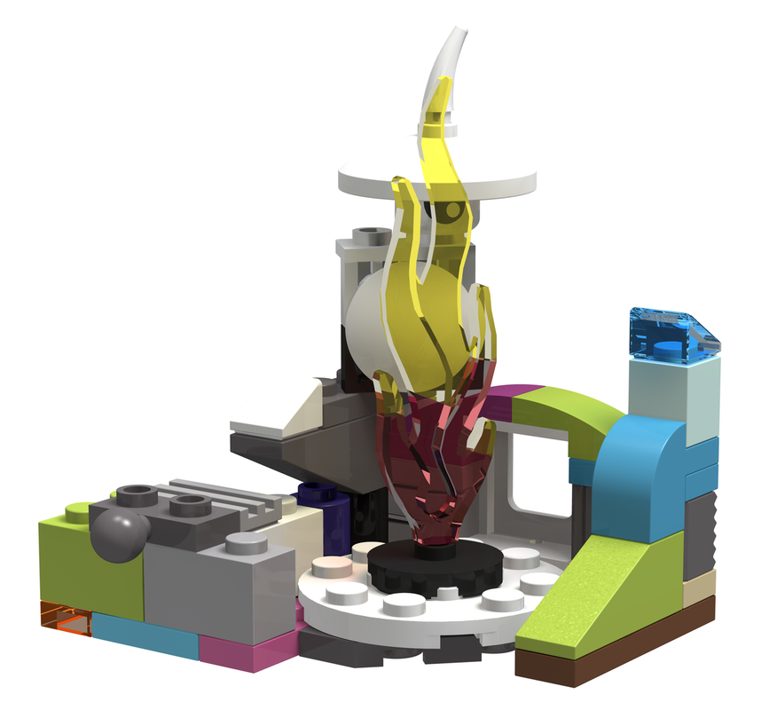 Lego 2022 Advent Challenge – Day 9 [Mage Cantrip - Bonfire]