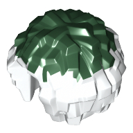 Lego Equipment Cheerleader Pom Pom with Dark Green Top
