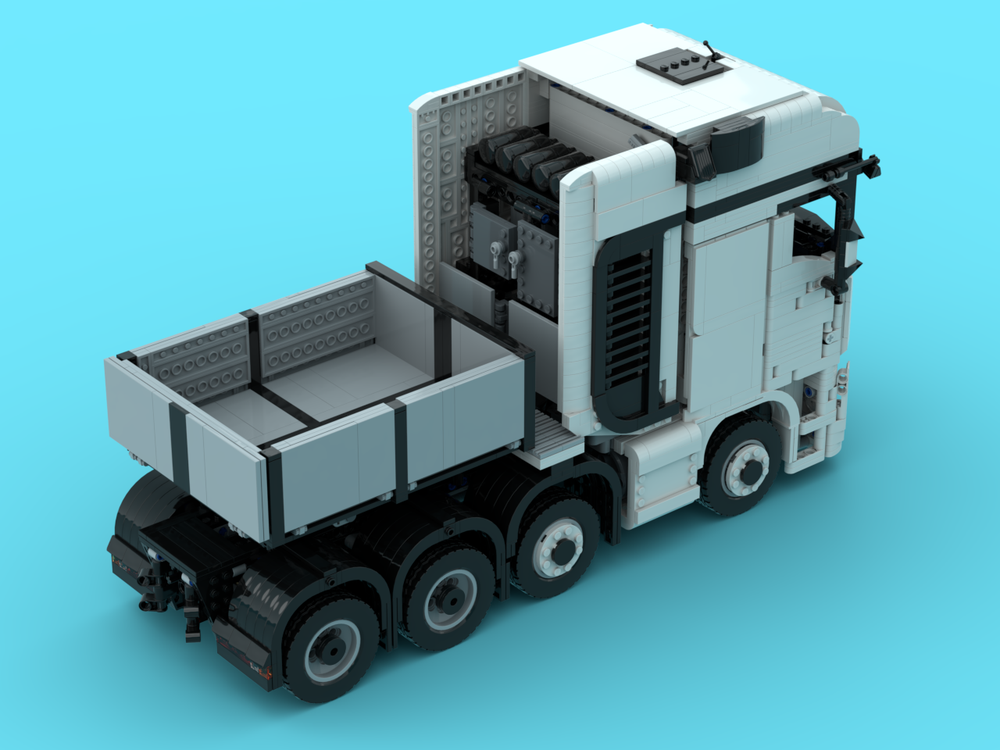 Lego Container for Benz Mercedes actros 4163 8x4 RC truck