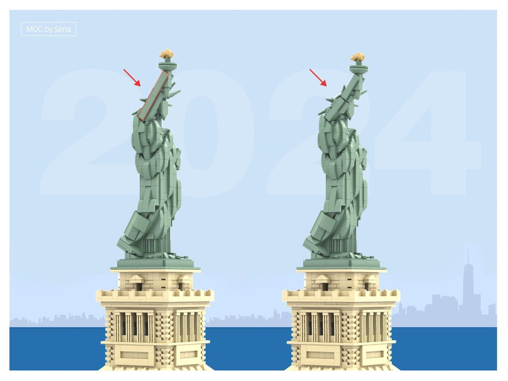 Lego Statue of Liberty - 21042