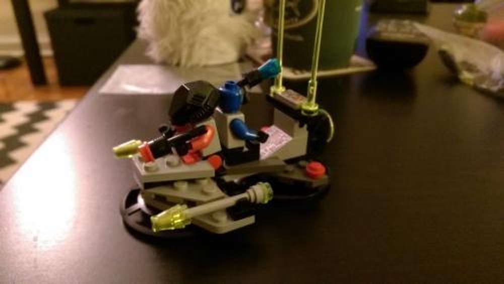 Lego 6800/2543 Mashup MOC #2 "Inline Speeder Duo"