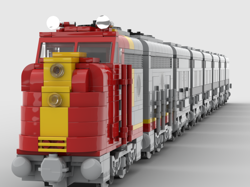 Lego Mini Santa Fe Super Chief (whole train)