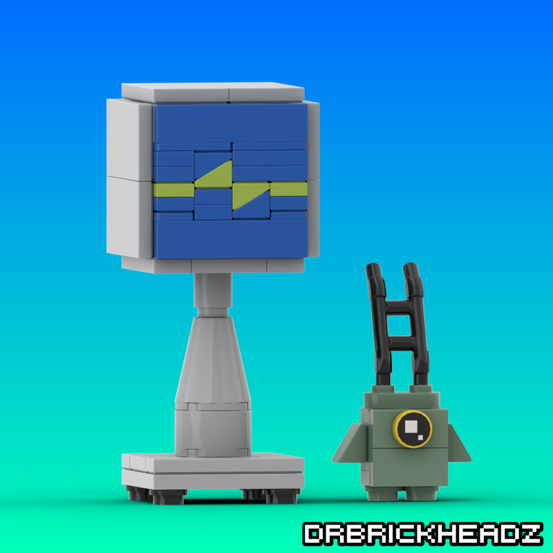 Lego Plankton + Karen (Spongebob Squarepants) Brickheadz