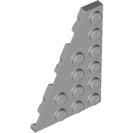 Lego Wedge Plate 6 x 4 Left / Light Bluish Gray