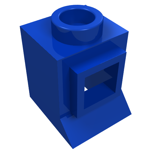 Lego Window 1 x 1 x 1 Classic with Long Sill, No Glass