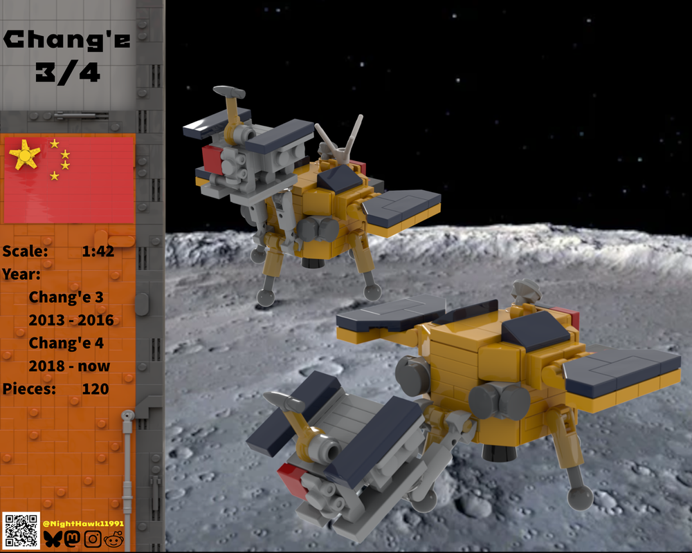 Lego Chang'e 3/4 (1:42 Minifig scale)