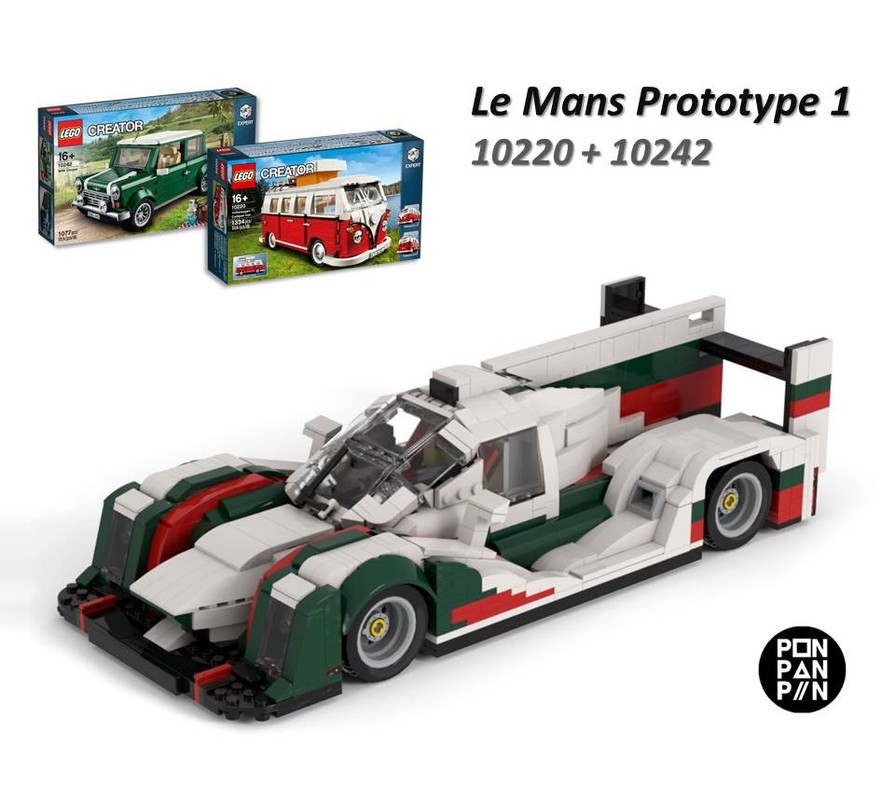 Lego Le Mans Prototype (LMP) Racing Machine
