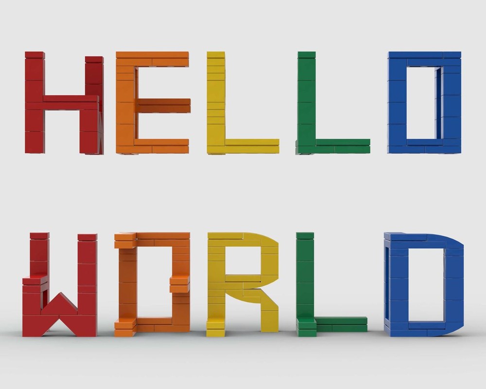 Lego HELLO WORLD - Fixed Again